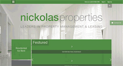 Desktop Screenshot of nickolasproperties.com.au